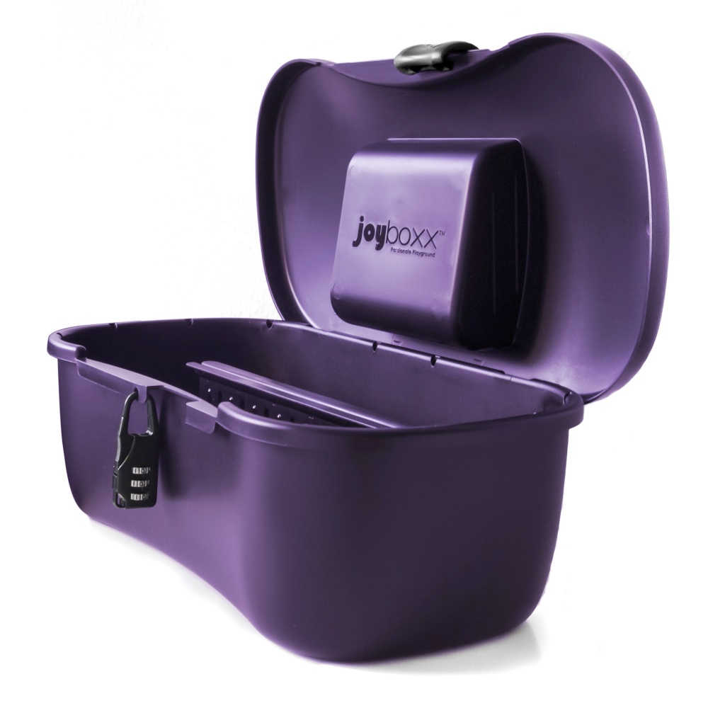 Joyboxx 1 Purple Passionate Playground Hygienic Locking Storage Box System 