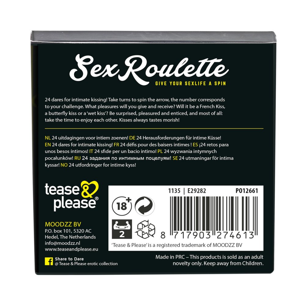 Tease & Please Tease & Please - Sex Roulette Kiss Pleasure/Love Games -