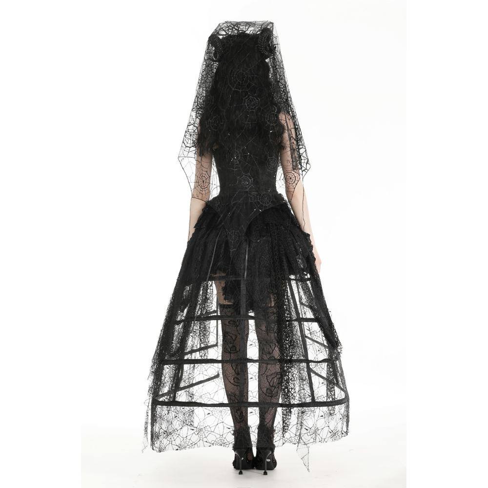 Devil Fashion Devil Fashion - Black Lolita Suspender Korte jurk - Zwart Devil Fashion Devil Fashion - Black Lolita Suspender Korte jurk - Zwart