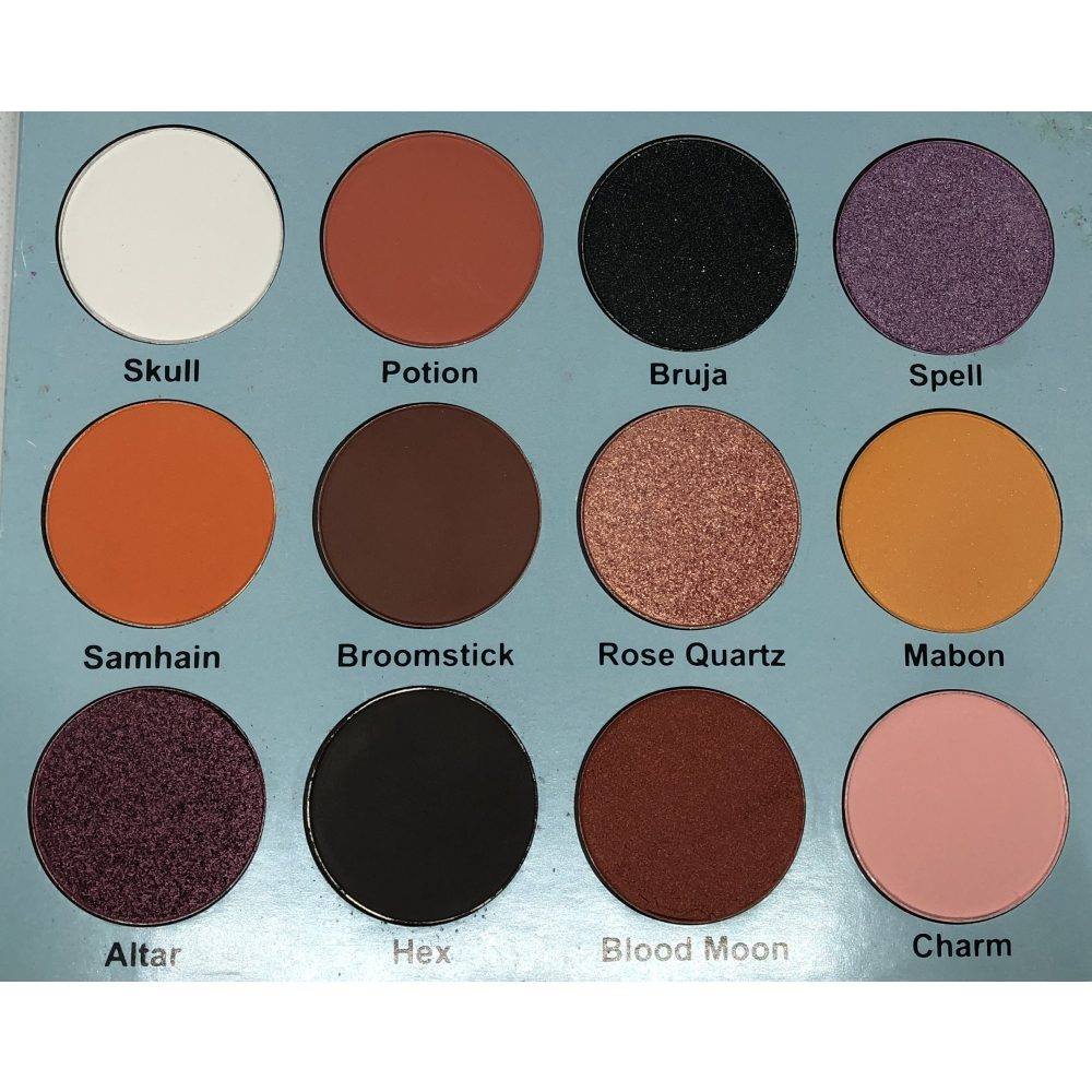 Alien Cosmetics Alien Cosmetics Eyeshadow Palette Unearthly Red Black