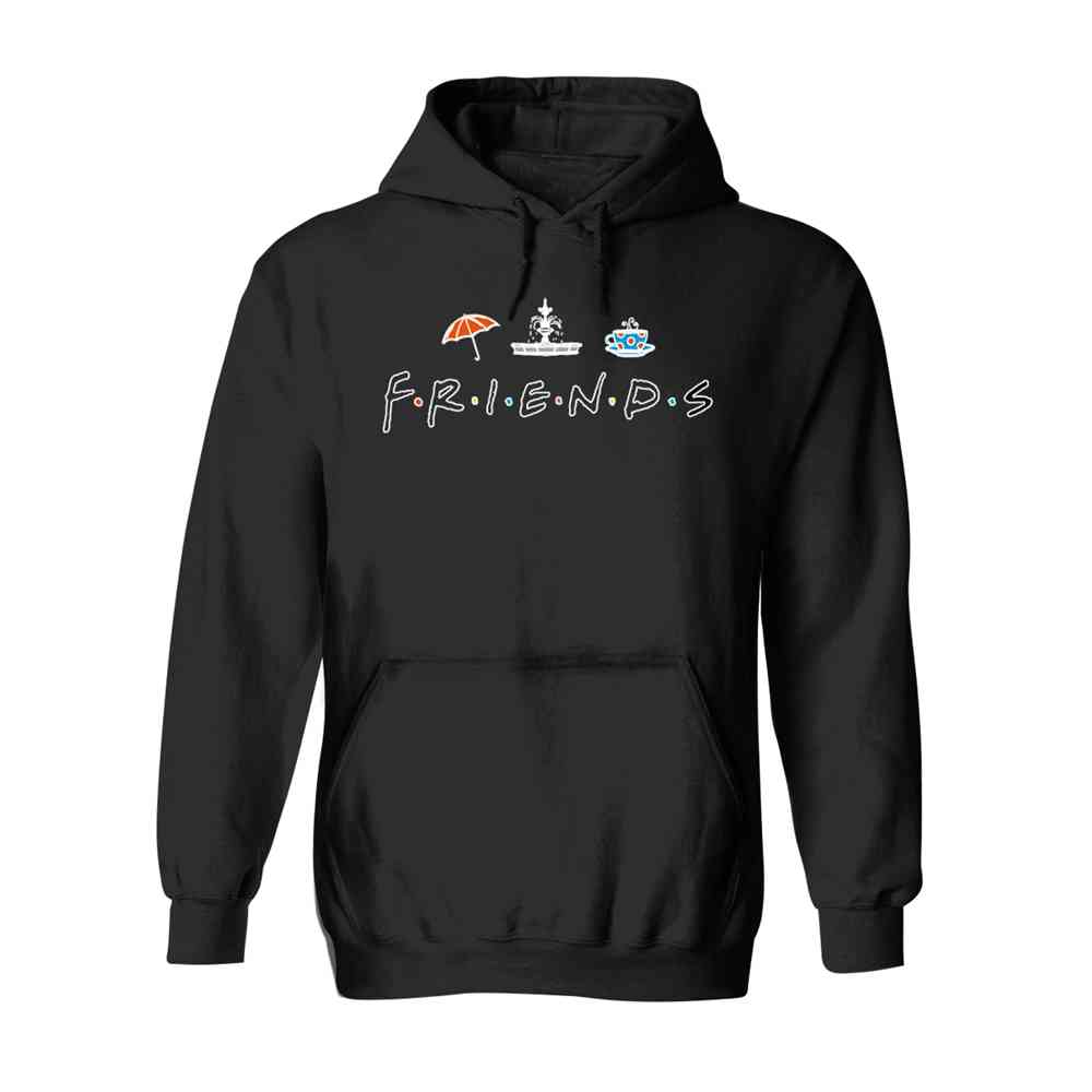 black friends hoodie