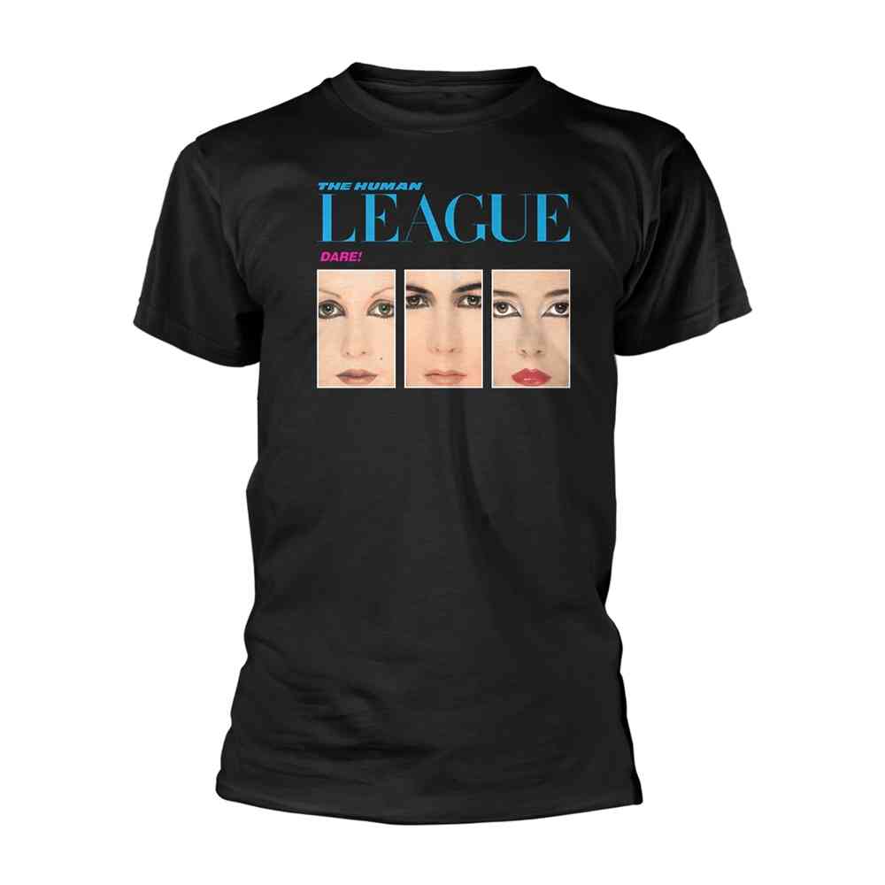 The Human League Mens Tshirt Dare Black 