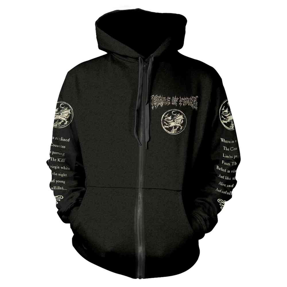cradle of filth zip hoodie