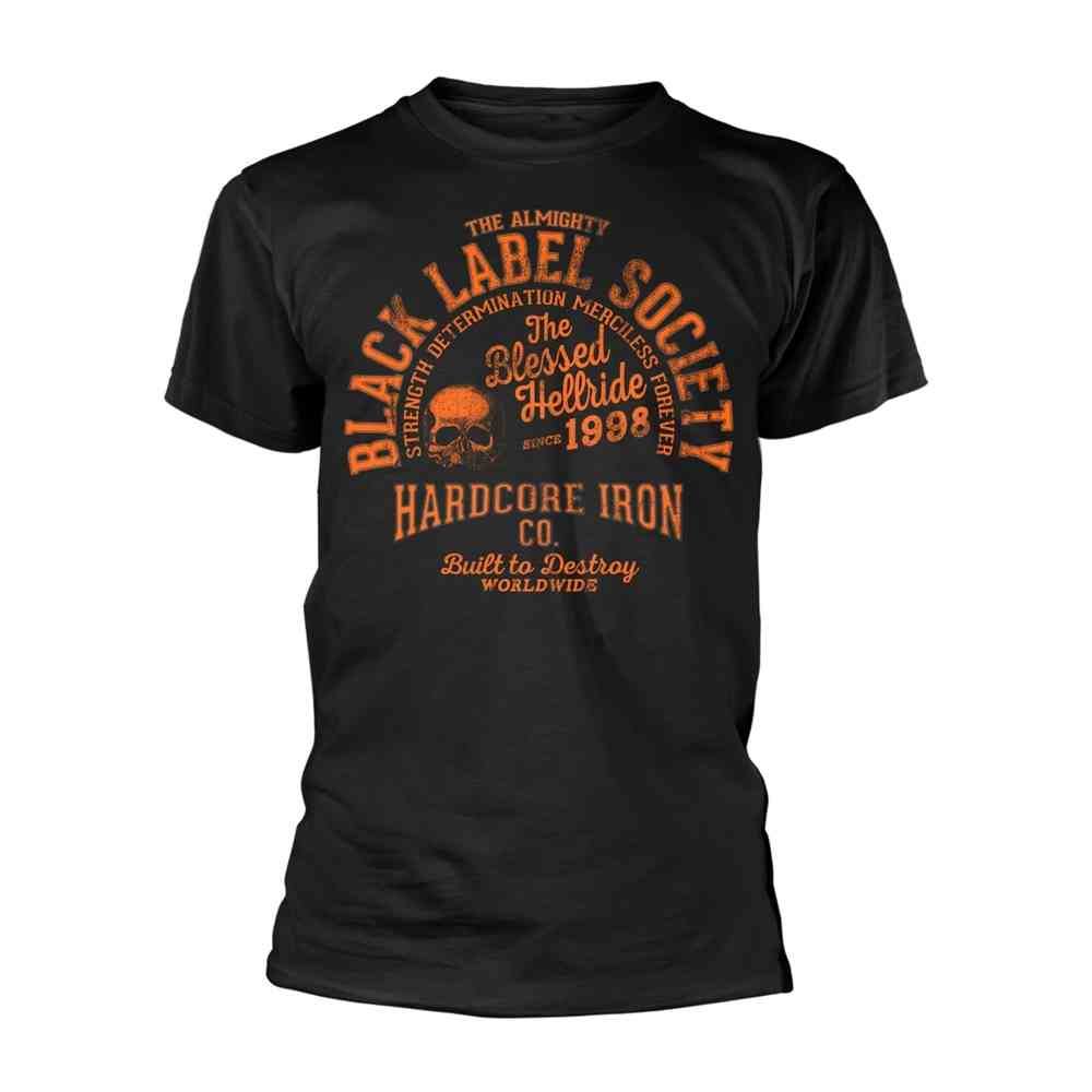 Black Label Society Mens Tshirt Hardcore Hellride Black - Blac label clothing for men