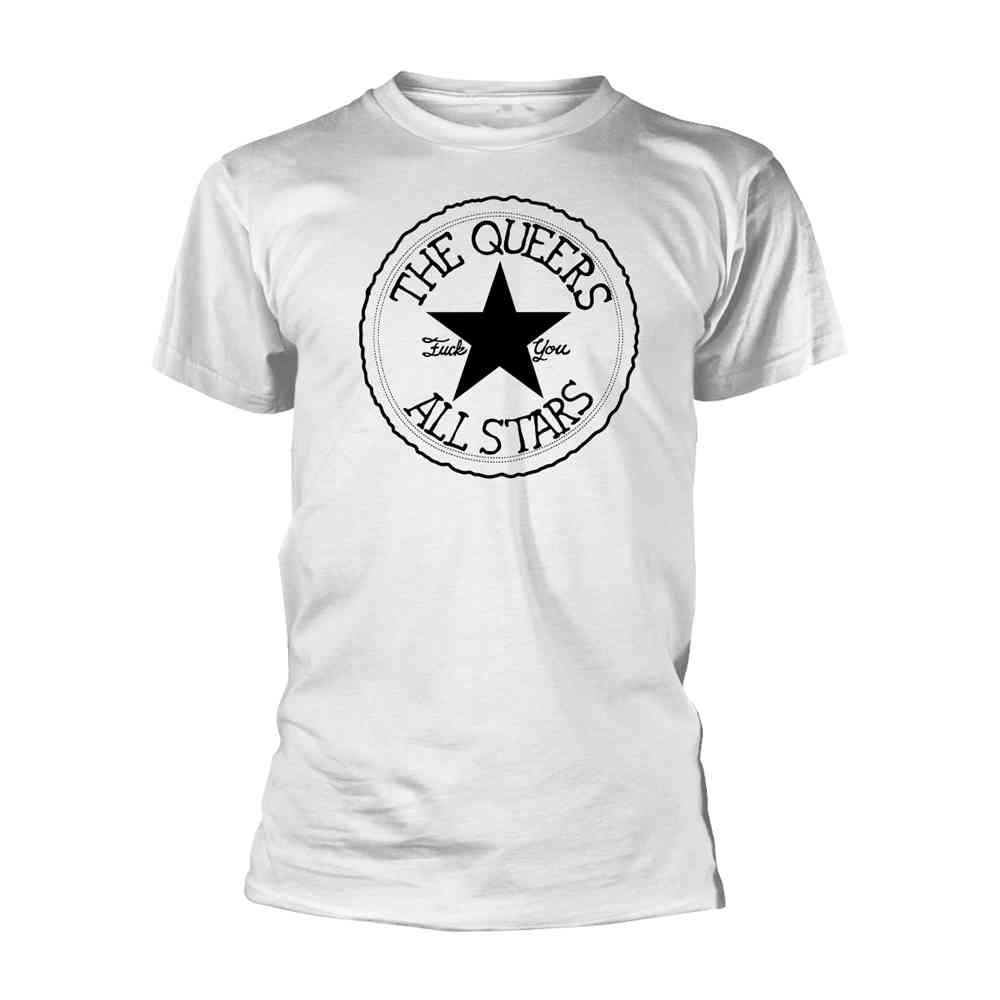 The Queers Heren Tshirt All Stars Wit | Attitude Holland