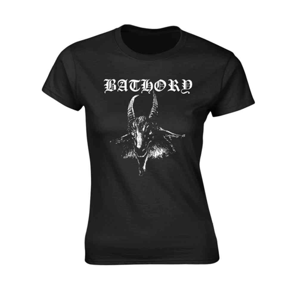 Bathory Ladies Tshirt Goat Black 