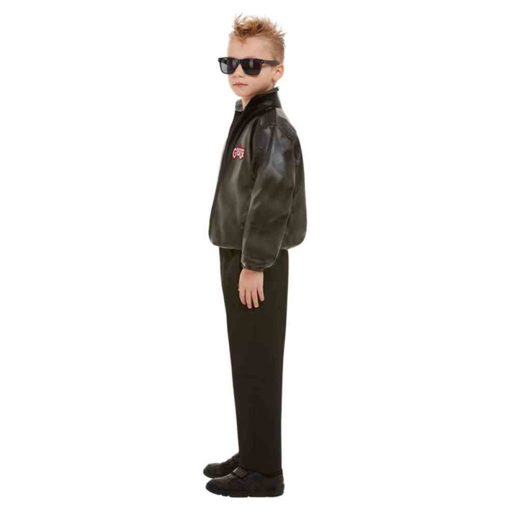 Smiffys Smiffys Costume Kids Grease Tbirds Jacket Black Attitude Euro Smiffys Smiffys Costume Kids Grease Tbirds Jacket Black Attitude Euro
