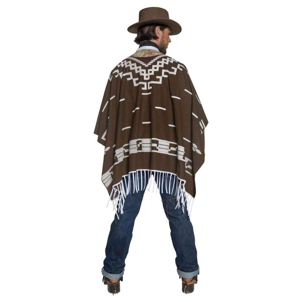 Smiffys Smiffys - Authentic Western Wandering Gunman Costume - Brown