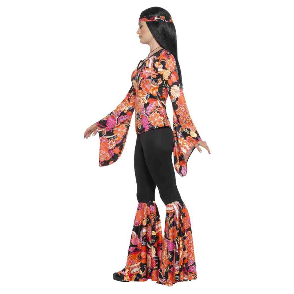 Multicolore Taille XL Smiffys 45516X1 Déguisement Femme Willow La Hippie 