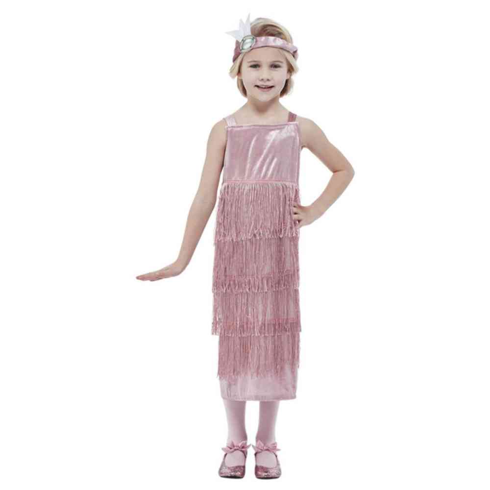 pink flapper costume