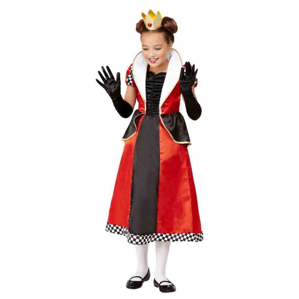 Smiffys Smiffys Costume Kids Queen Of Hearts Red Black Attitude Europ Smiffys Smiffys Costume Kids Queen Of Hearts Red Black Attitude Europ