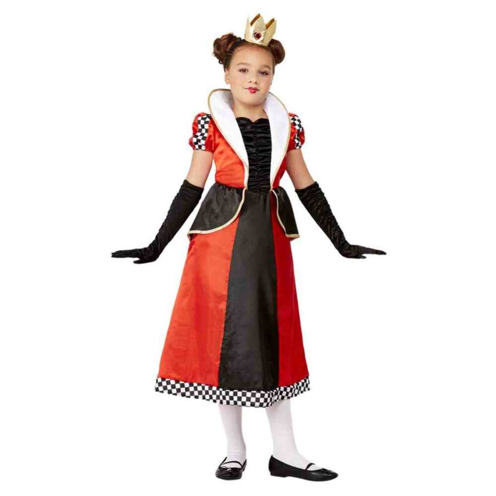 Smiffys Smiffys Costume Kids Queen Of Hearts Red Black Attitude Europ Smiffys Smiffys Costume Kids Queen Of Hearts Red Black Attitude Europ
