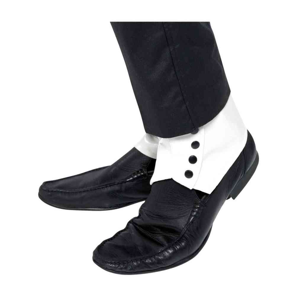 white spats shoe covers