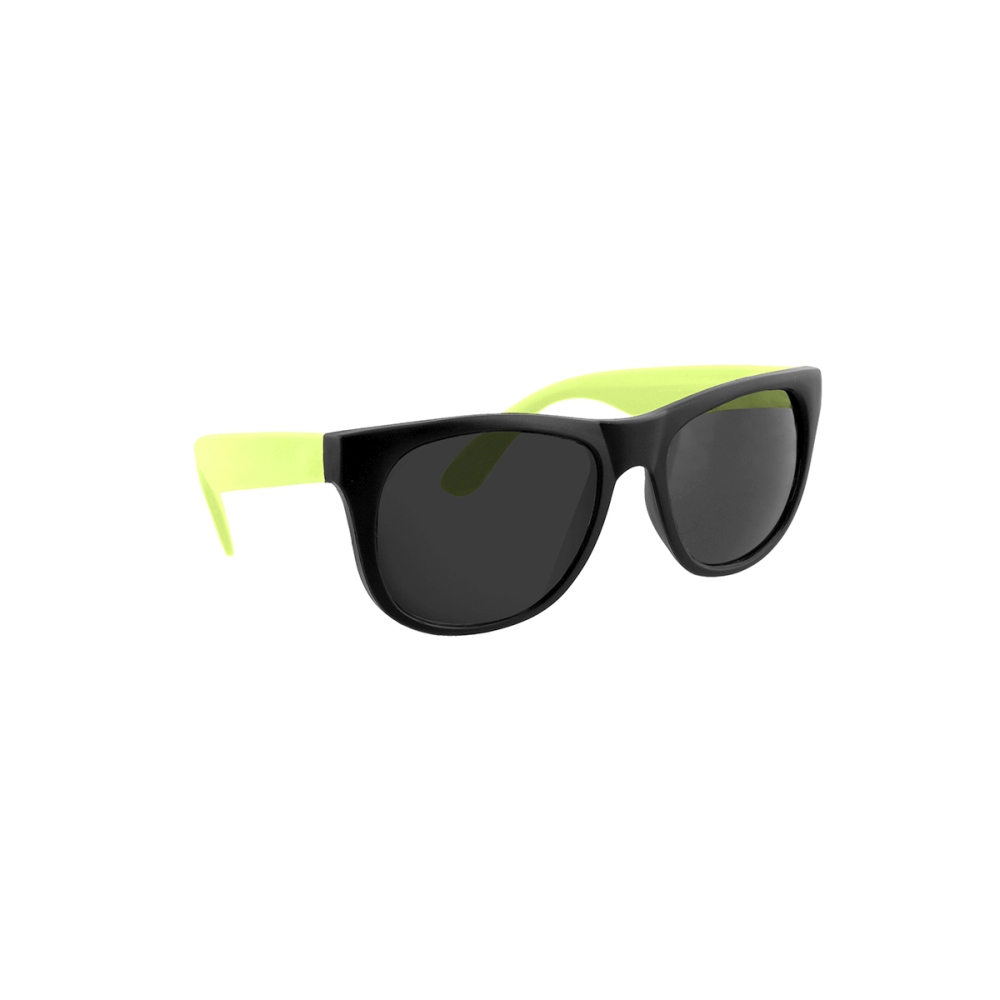 neon yellow sunglasses