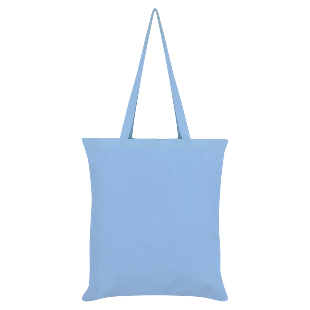 sky blue tote bag
