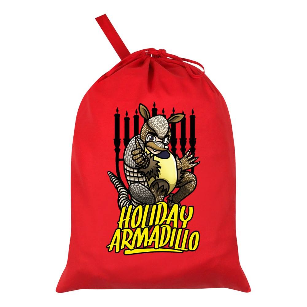 Grindstore Grindstore Gift Sack The Holiday Armadillo Red Santa Sack Re