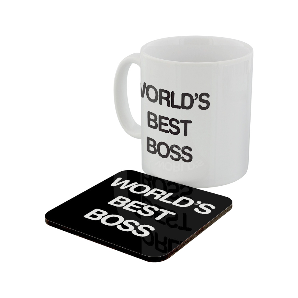 Worlds Best Boss Mug by RealSlickTees