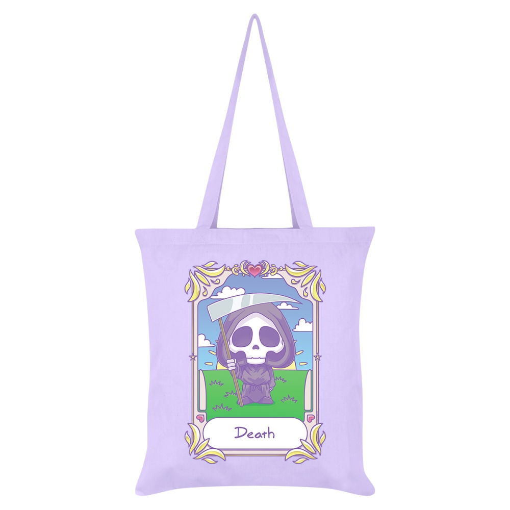 lilac tote bag