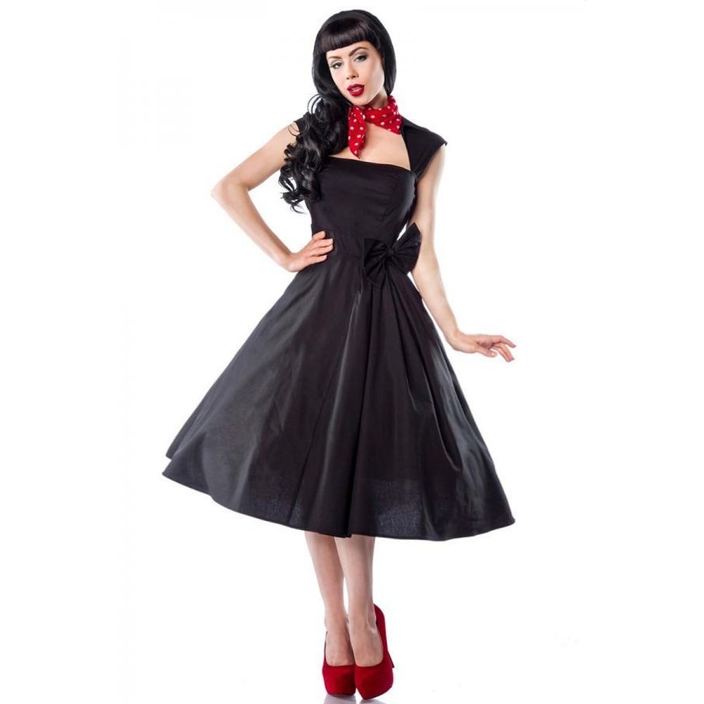 Verpersoonlijking Knop Haringen Atixo Atixo Swing jurk Rockabilly Zwart | Attitude Holland
