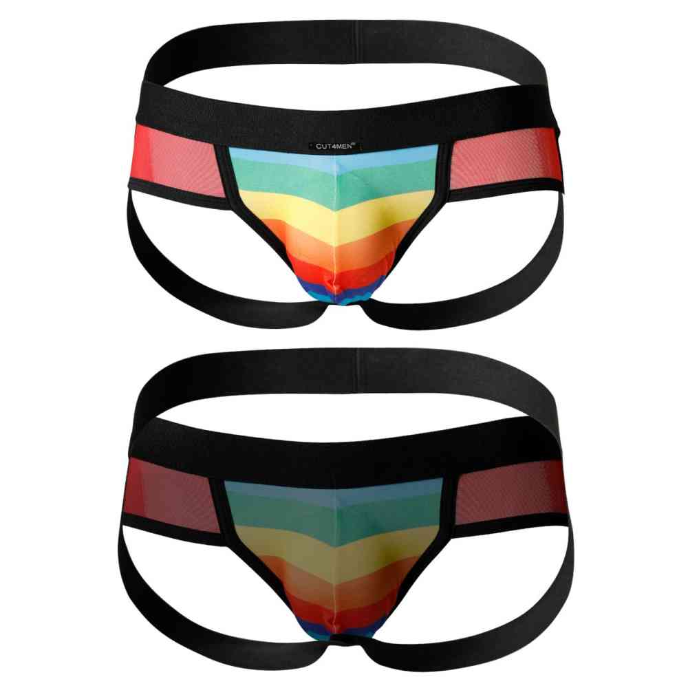 CUT4MEN CUT4MEN - Mixed (Special Edition) Jockstrap - Regenboog | Attit