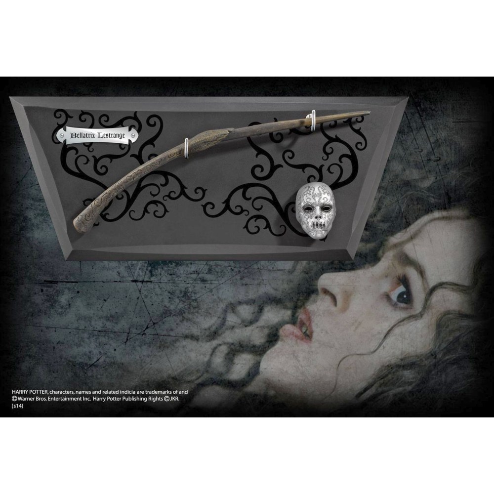 Noble Collection – Réplique Harry Potter – Baguette Magique Bellatrix  Lestrange 35 cm – 0812370015511