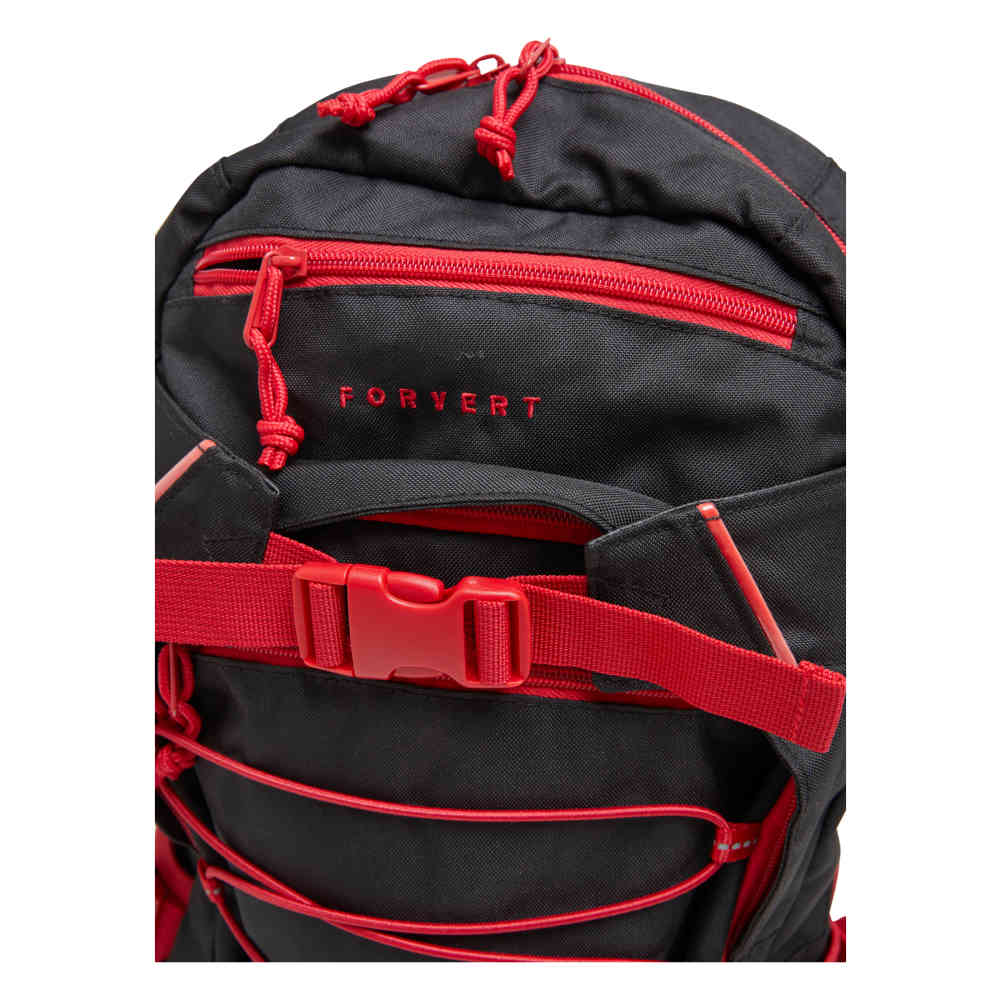 Forvert Forvert - Fire Louis Backpack - Black/Red | Attitude Europe