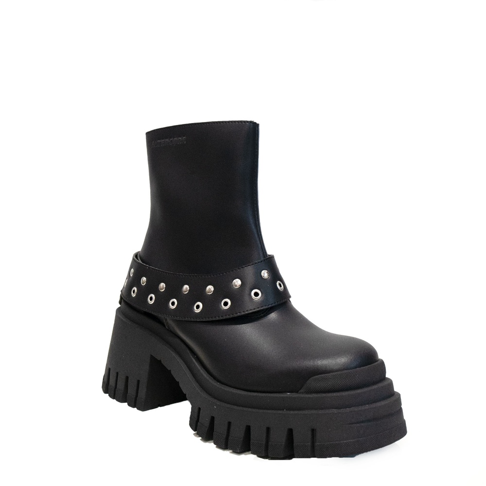 Altercore Altercore - Eris Vegan Platform Boots - Black | Attitude Euro