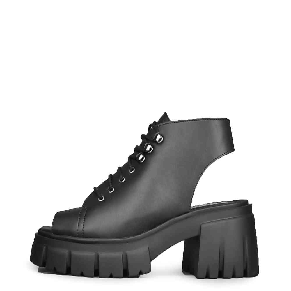 Altercore Altercore - Skylar Vegan Platform Sandals - Black | Attitude